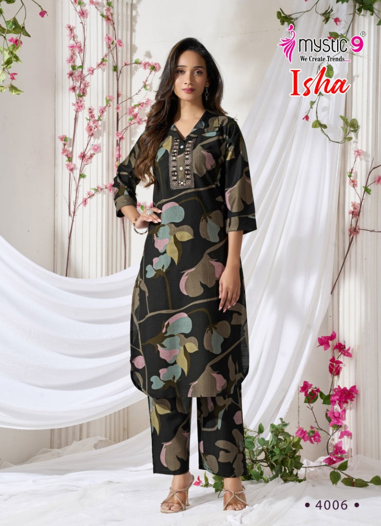 Isha Vol 4 Mystic 9 Vertican Co Ord Set Wholesale Price