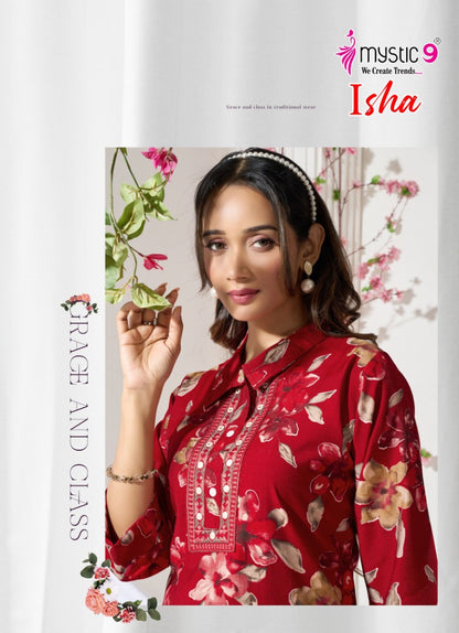 Isha Vol 4 Mystic 9 Vertican Co Ord Set Wholesale Price