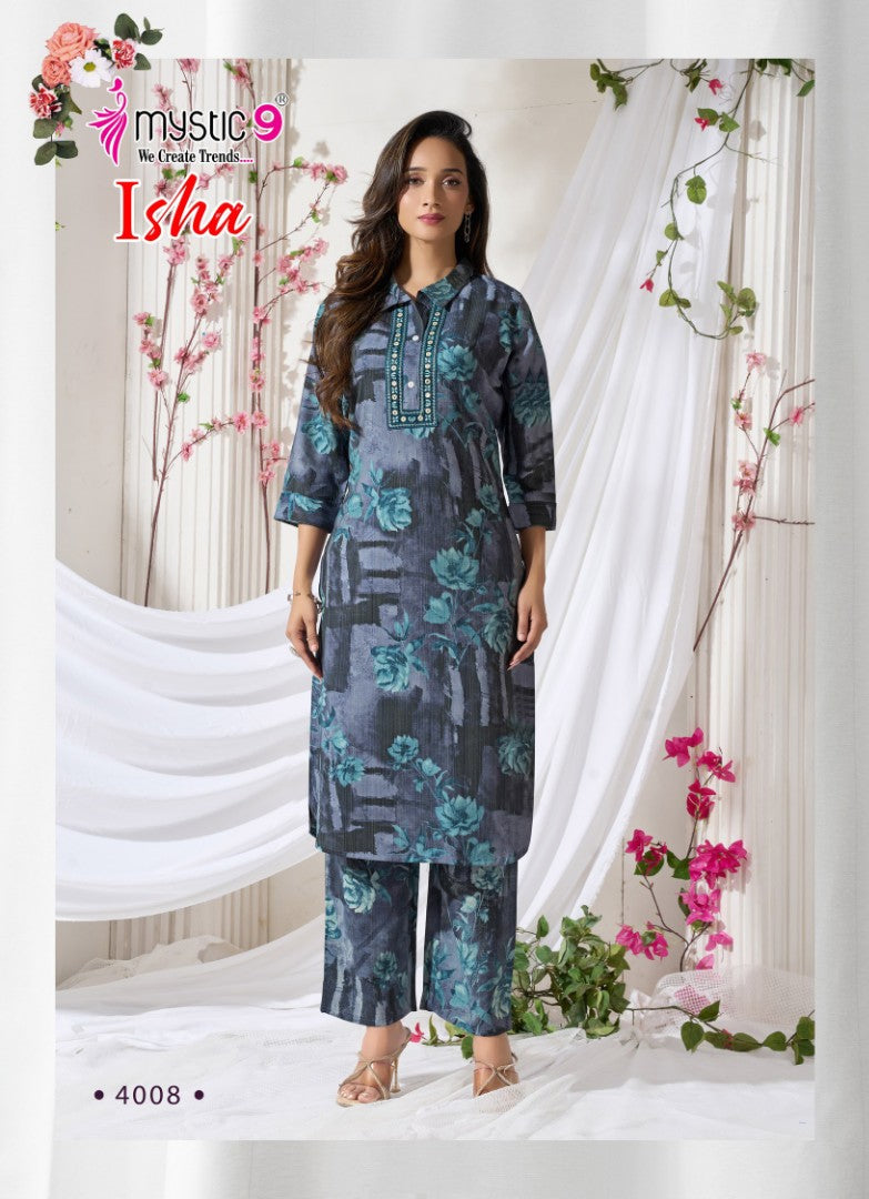 Isha Vol 4 Mystic 9 Vertican Co Ord Set Wholesale Price