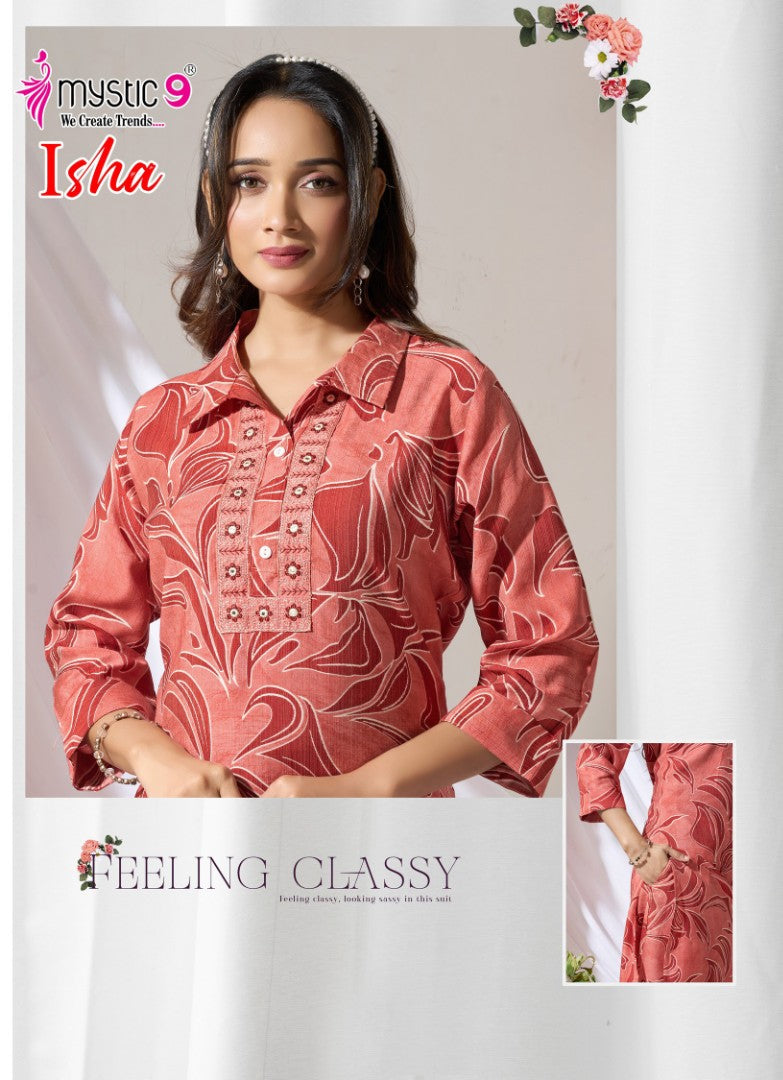 Isha Vol 4 Mystic 9 Vertican Co Ord Set Wholesale Price