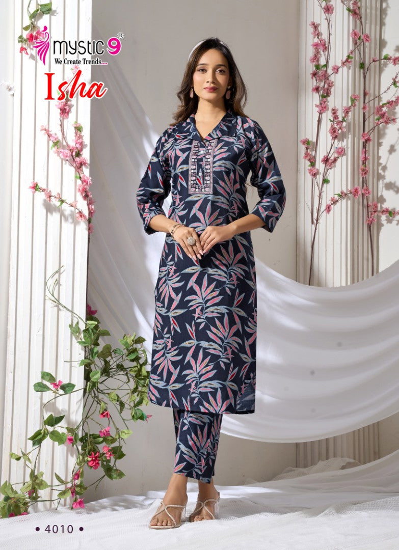 Isha Vol 4 Mystic 9 Vertican Co Ord Set Wholesale Price