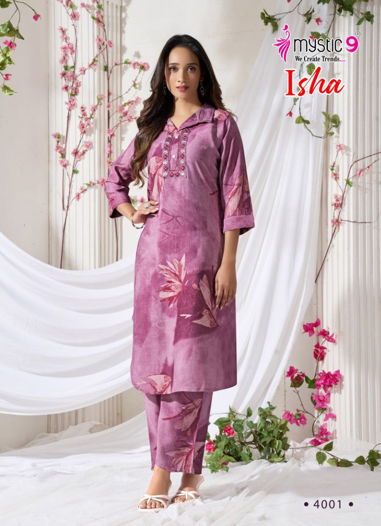 Isha Vol 4 Mystic 9 Vertican Co Ord Set Wholesale Price