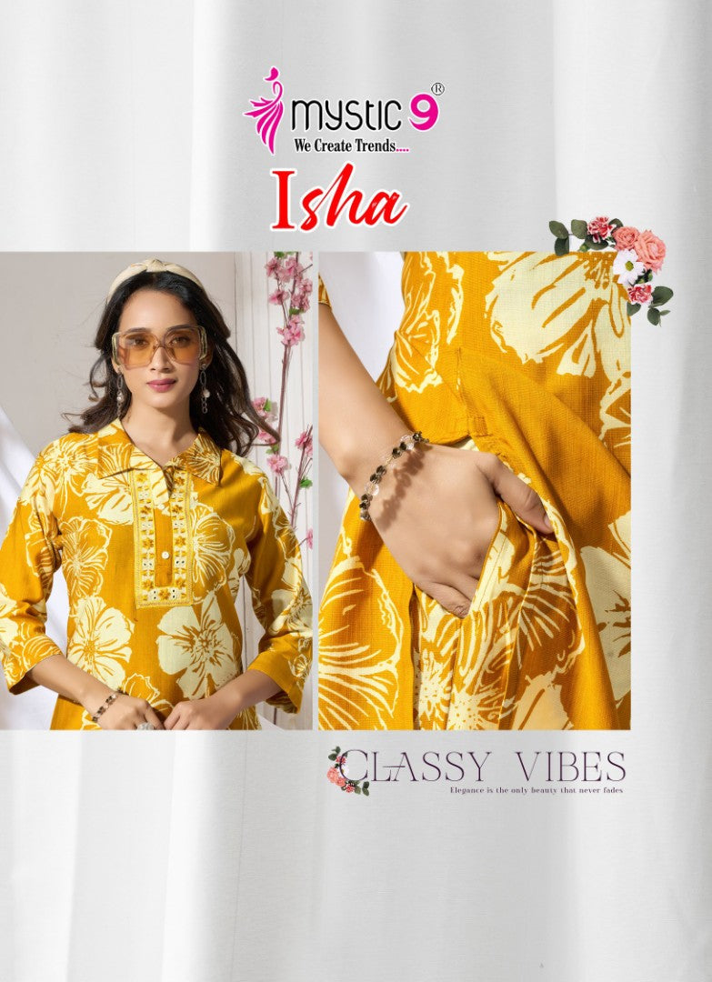Isha Vol 4 Mystic 9 Vertican Co Ord Set Wholesale Price