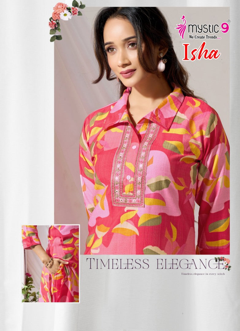 Isha Vol 4 Mystic 9 Vertican Co Ord Set Wholesale Price