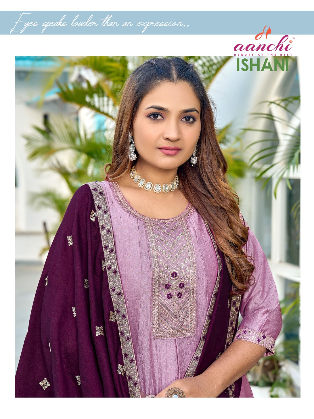 Ishani Aanchi Vichitra Silk Readymade Anarkali Suits Wholesaler India