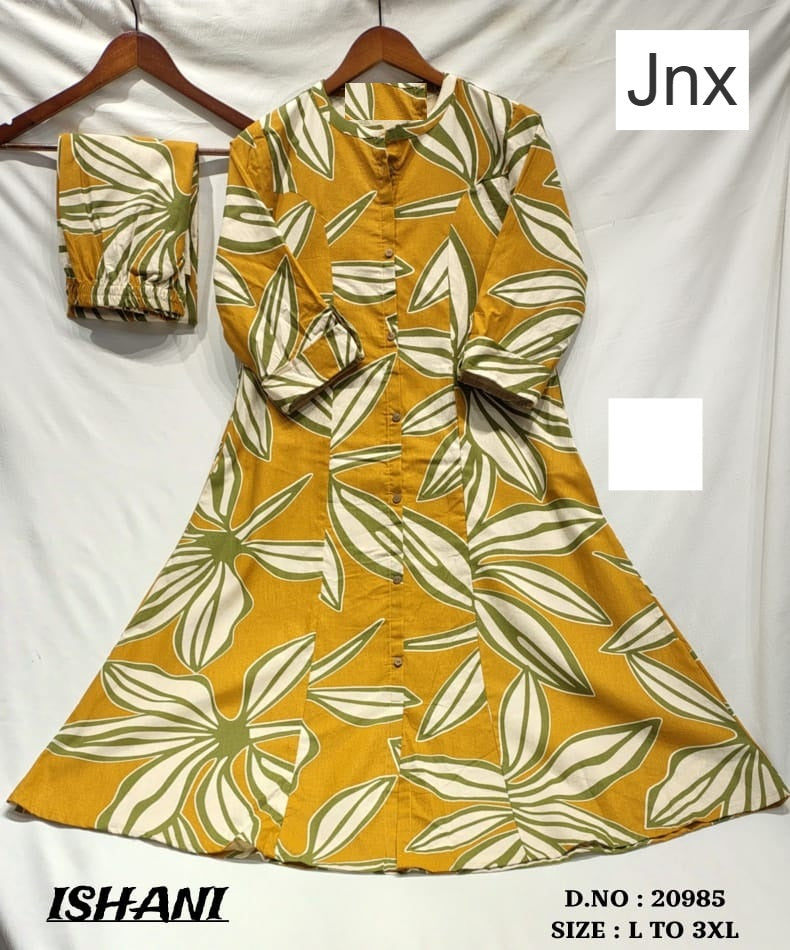 Ishani Jnx Cotton Kurti Pant Set Wholesale Price