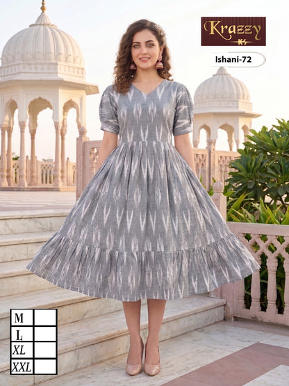 Ishani Krazzy 2807 Kanha Ikkat One Piece Wholesaler India