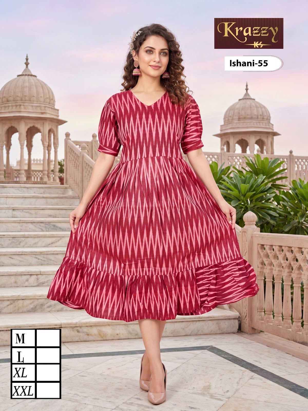 Ishani Krazzy 2807 Kanha Ikkat One Piece Wholesaler India