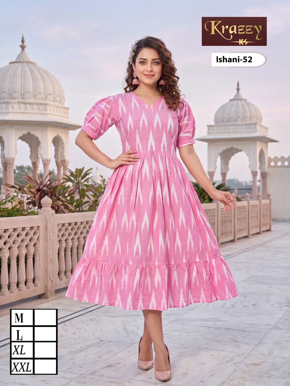 Ishani Krazzy 2807 Kanha Ikkat One Piece Wholesaler India