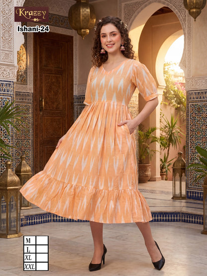 Ishani Krazzy Kanha Ikkat One Piece Wholesale
