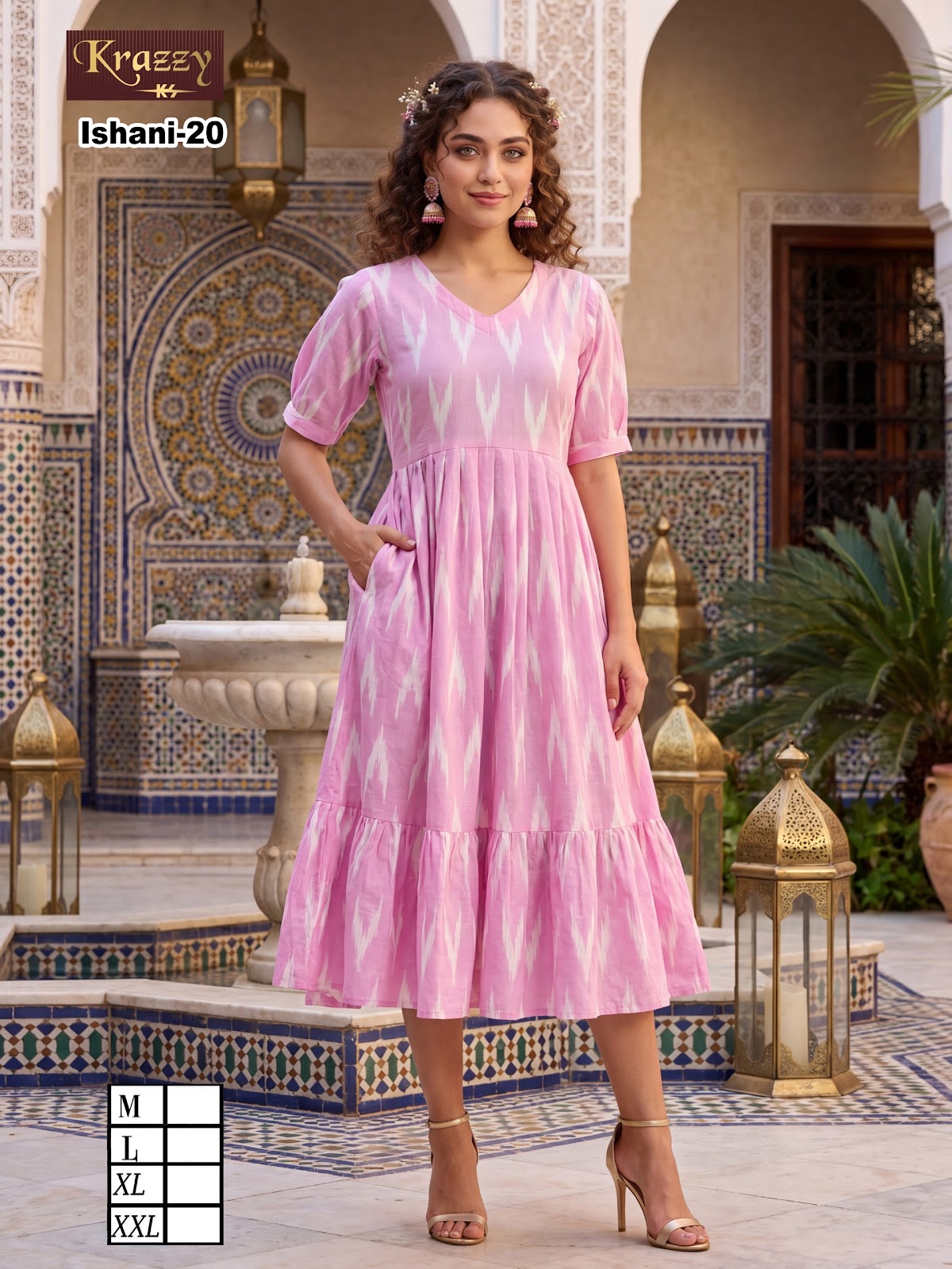 Ishani Krazzy Kanha Ikkat One Piece Wholesale