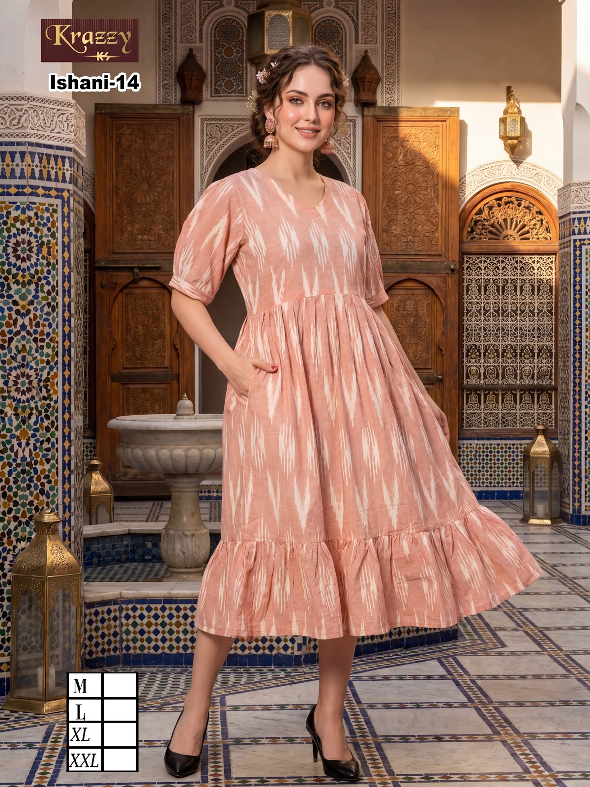 Ishani Krazzy Kanha Ikkat One Piece Wholesale