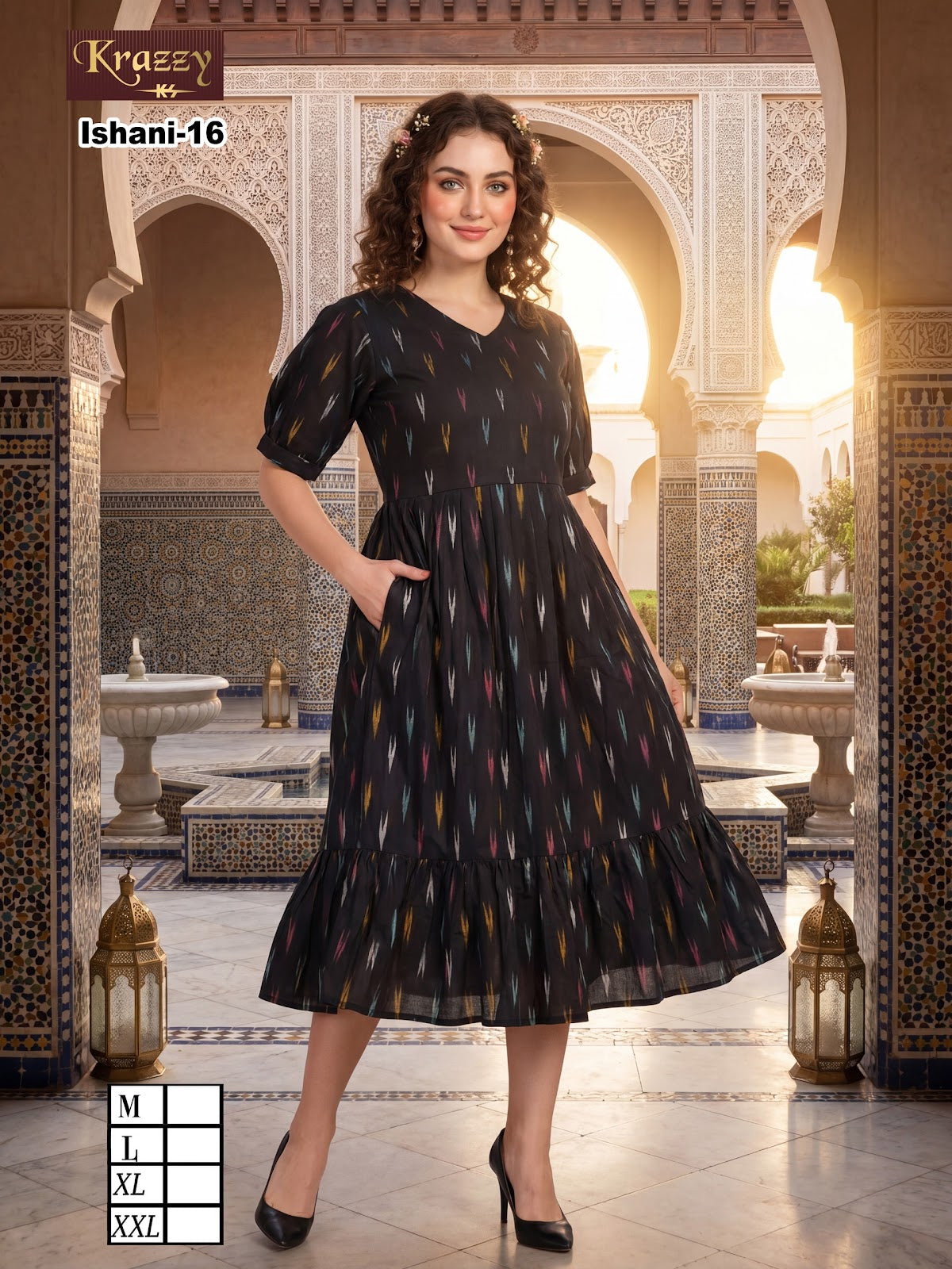 Ishani Krazzy Kanha Ikkat One Piece Wholesale