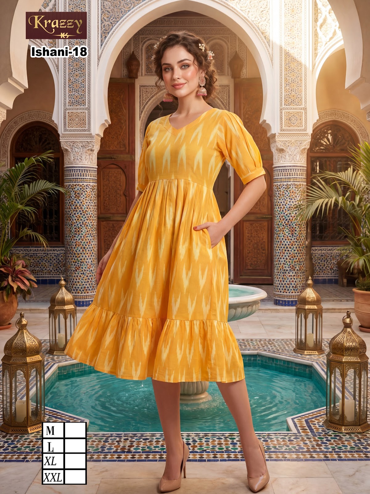Ishani Krazzy Kanha Ikkat One Piece Wholesale