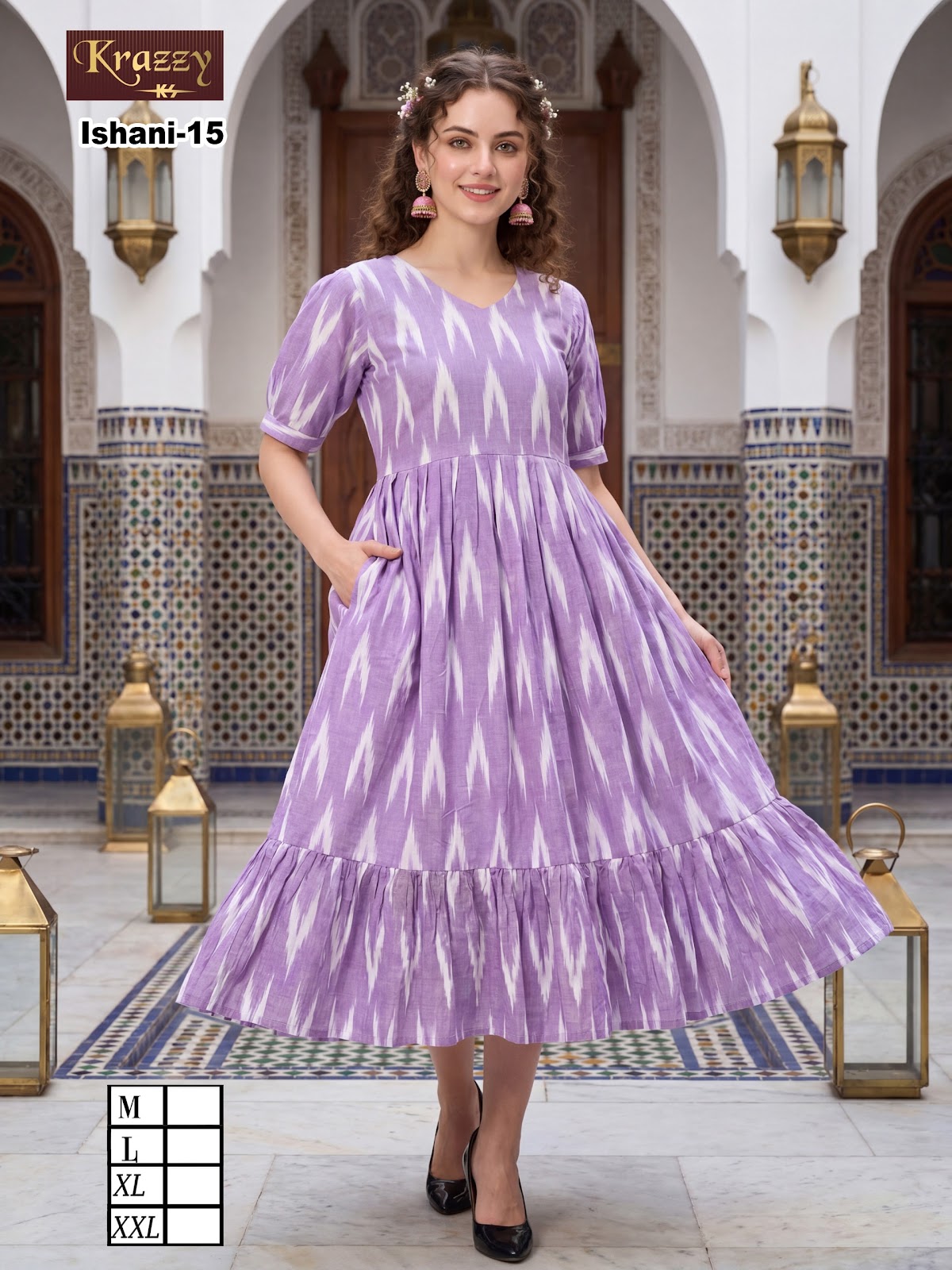 Ishani Krazzy Kanha Ikkat One Piece Wholesale