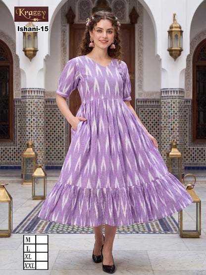 Ishani Krazzy Kanha Ikkat One Piece Wholesale