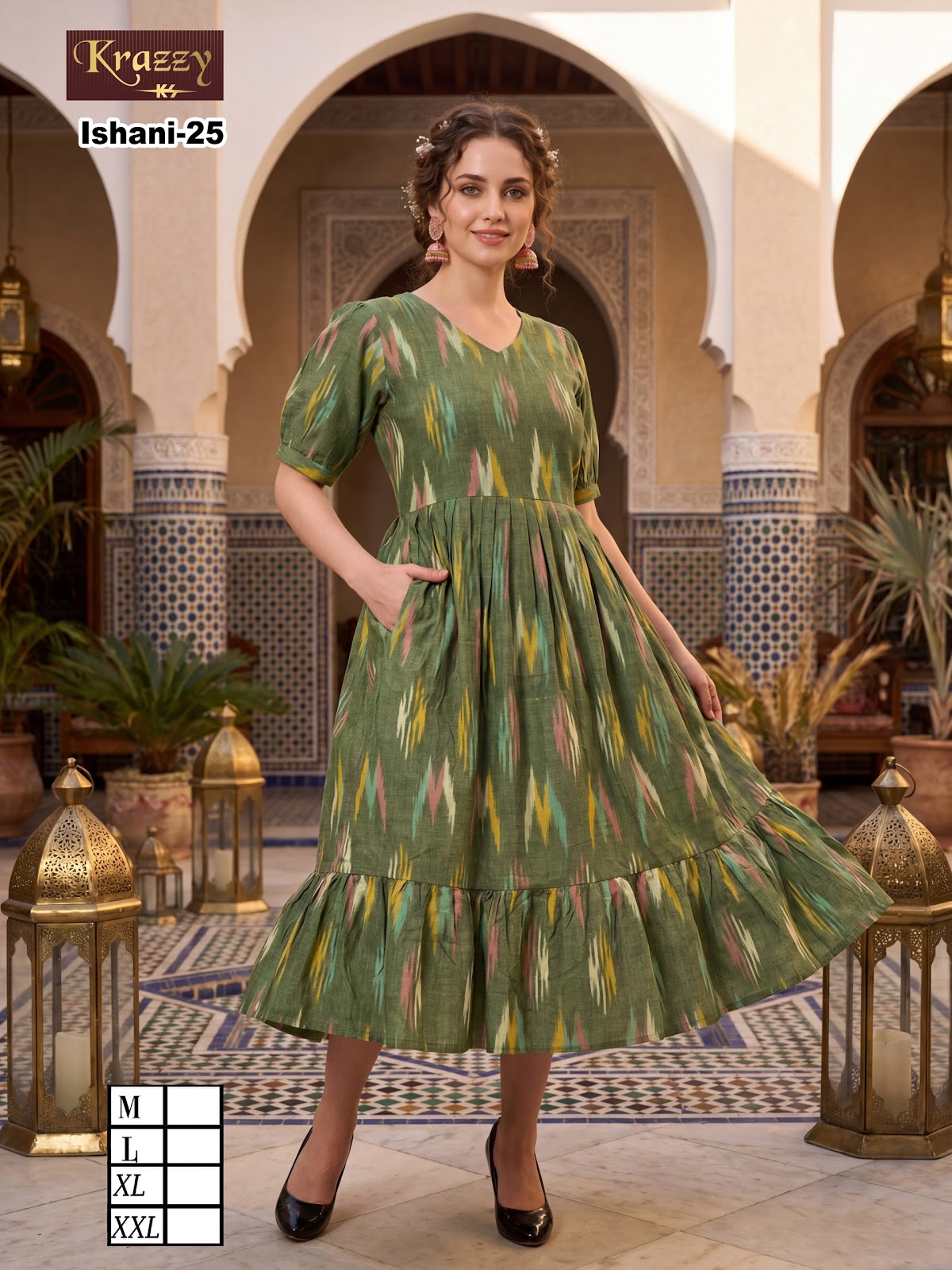 Ishani Krazzy Kanha Ikkat One Piece Wholesale