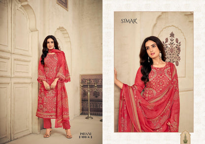 Ishani Simar Pure Viscose Pant Style Suits Exporter Gujarat