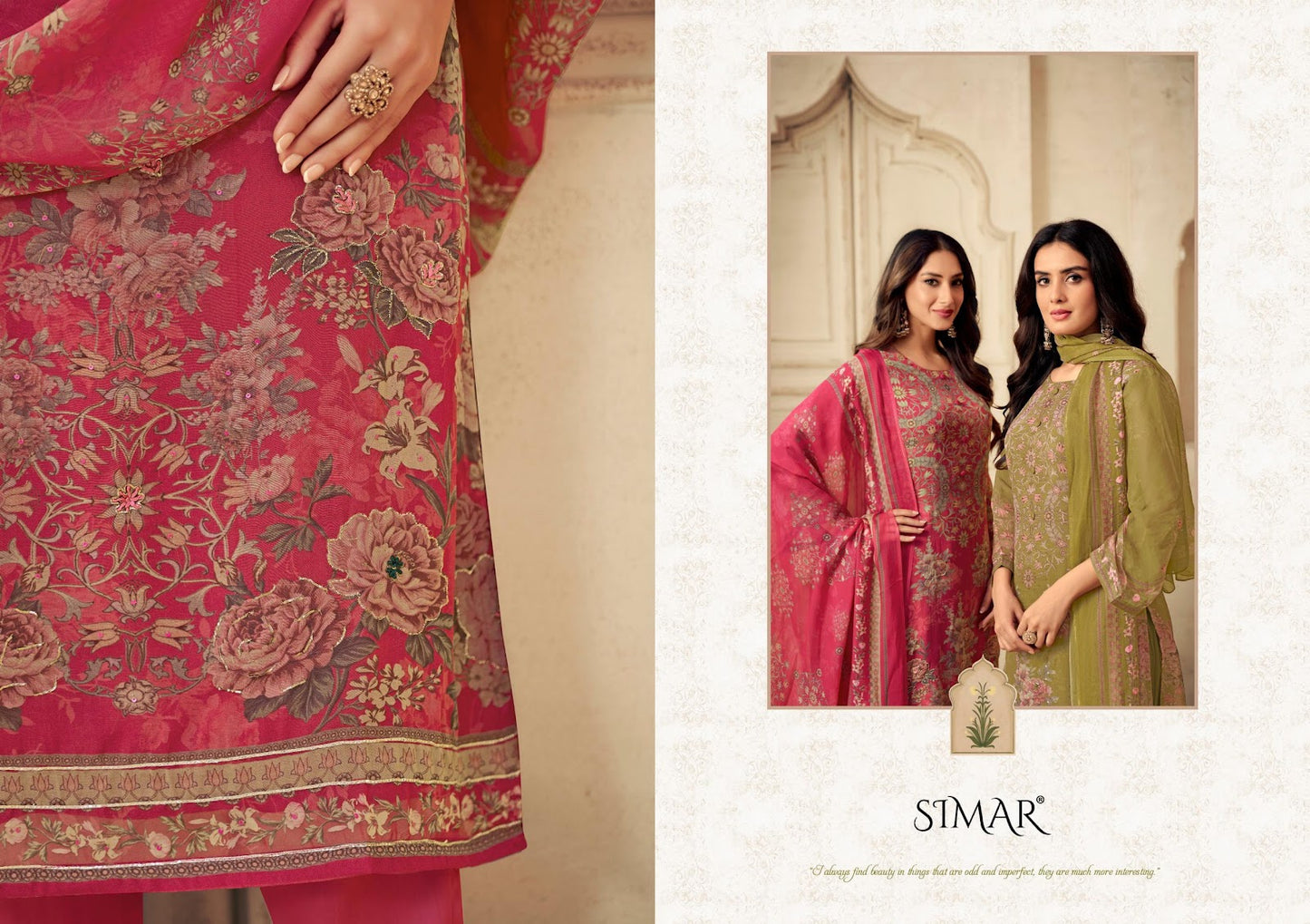 Ishani Simar Pure Viscose Pant Style Suits Exporter Gujarat
