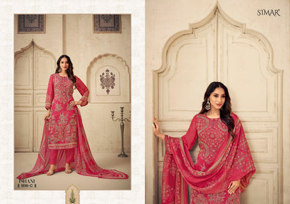 Ishani Simar Pure Viscose Pant Style Suits Exporter Gujarat