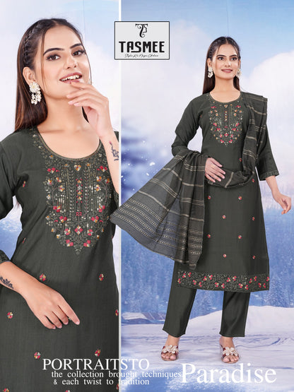 Ishani Vol 1 Tasmee Vertical Readymade Pant Style Suits Manufacturer Gujarat