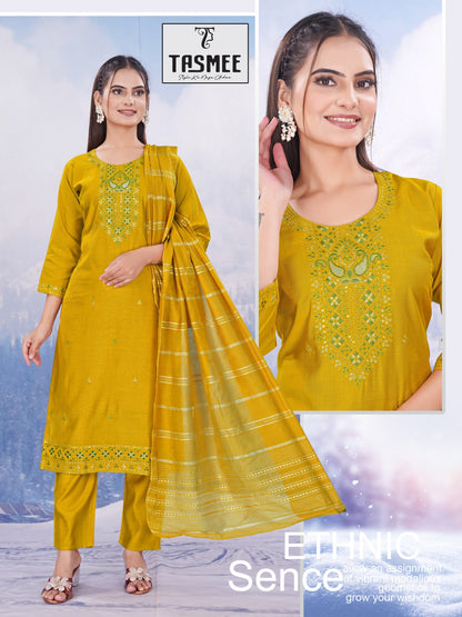 Ishani Vol 1 Tasmee Vertical Readymade Pant Style Suits Manufacturer Gujarat