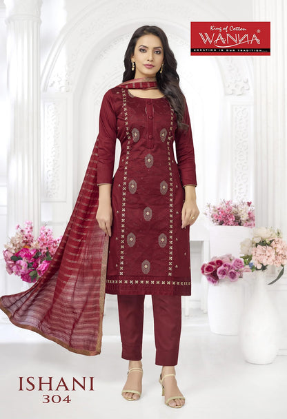 Ishani Wanna Jam Satin Pant Style Suits Wholesaler Gujarat
