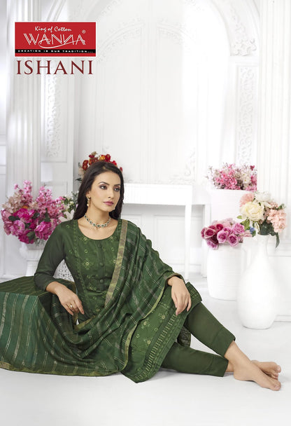 Ishani Wanna Jam Satin Pant Style Suits Wholesaler Gujarat