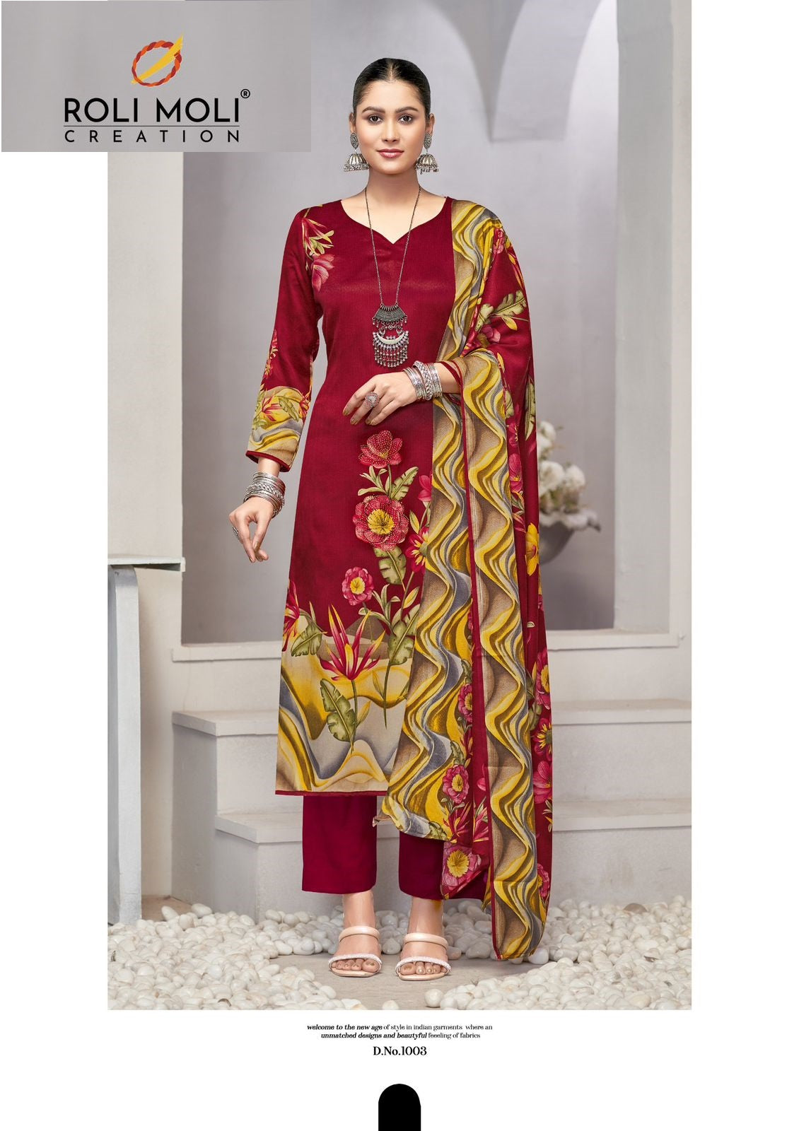 Ishara Roli Moli Karachi Pashmina Salwar Suits Wholesaler India