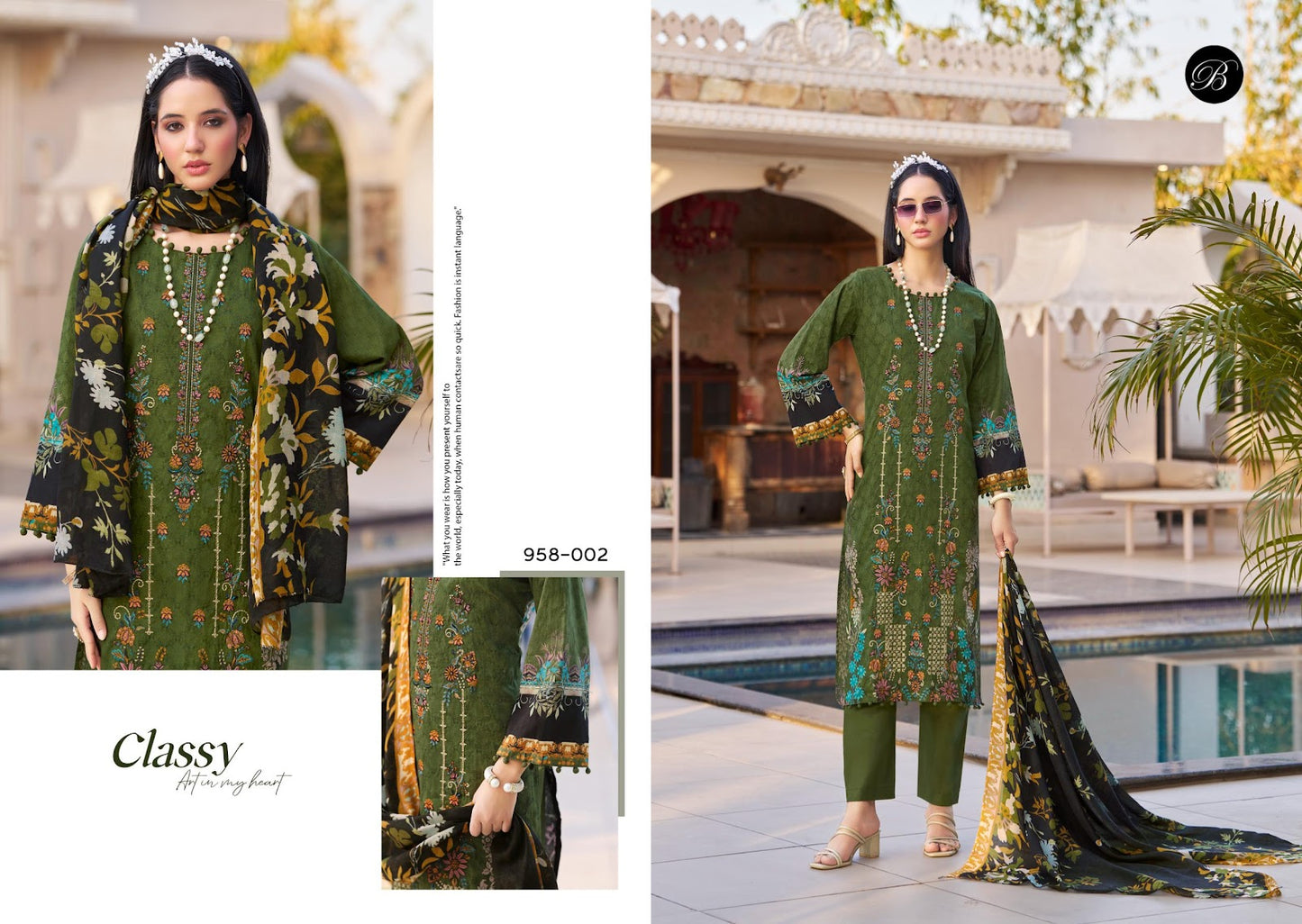 Ishara Vol 2 Belliza Designer Studio Pure Cotton Karachi Salwar Suits Exporter India