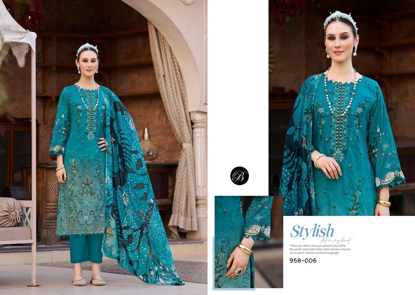 Ishara Vol 2 Belliza Designer Studio Pure Cotton Karachi Salwar Suits Exporter India