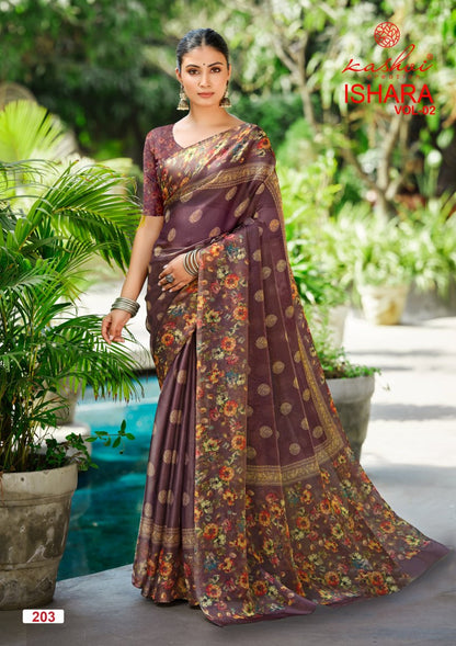 Ishara Vol 2 Kashvi Creation Moss Sarees Wholesaler