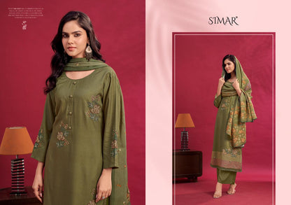 Isharat 5411 Simar Glossy Lawn Cotton Pant Style Suits Wholesale Rate