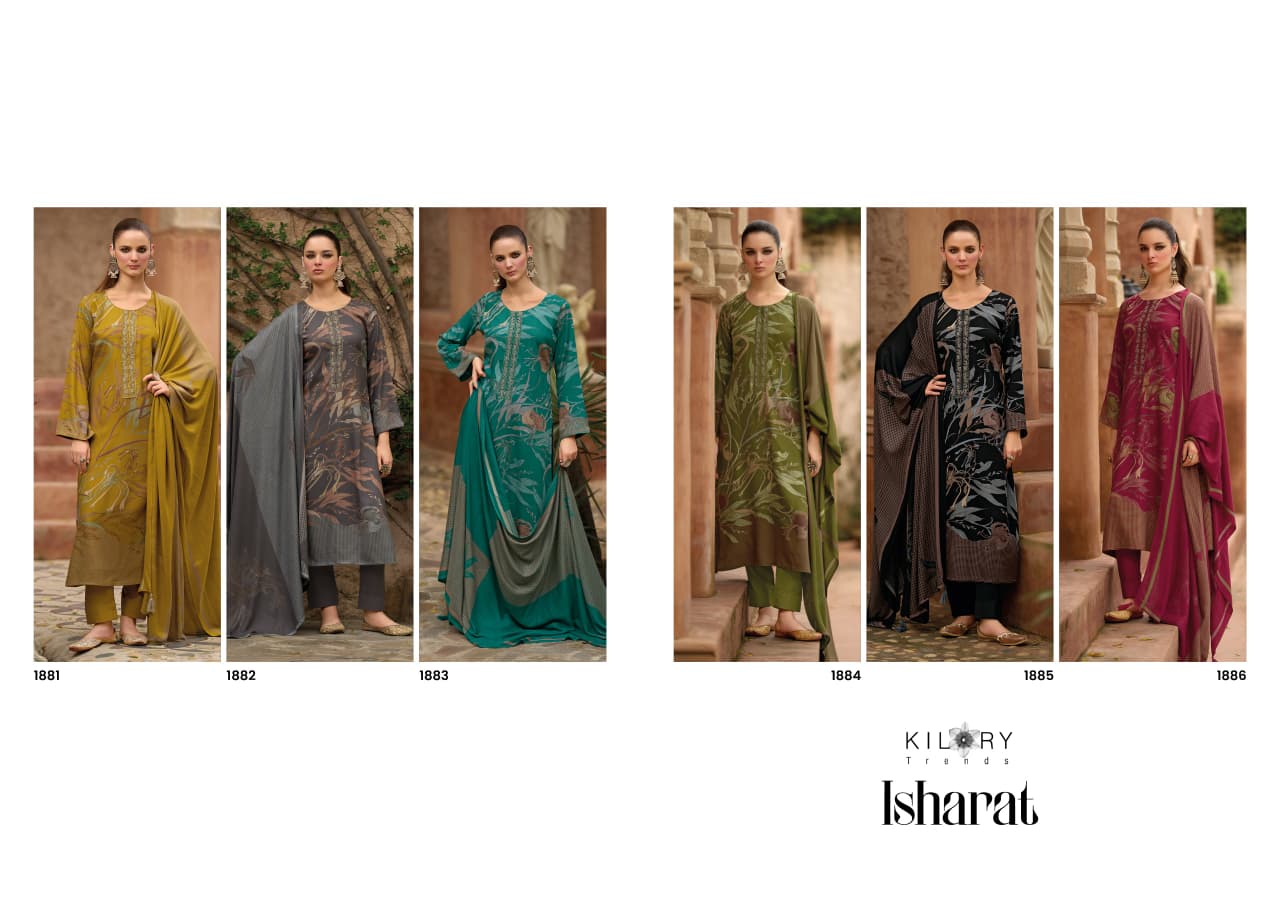 Isharat Kilory Pashmina Suits Wholesale Price