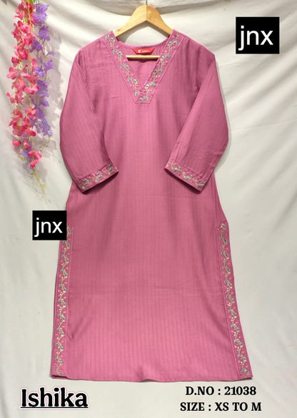 Ishika Jnx Kurti With Pocket Manufacturer