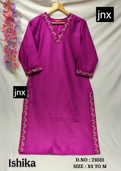 Ishika Jnx Kurti With Pocket Manufacturer