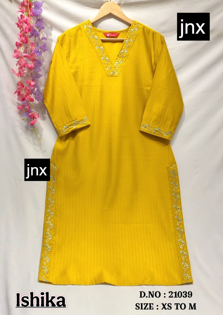 Ishika Jnx Kurti With Pocket Manufacturer