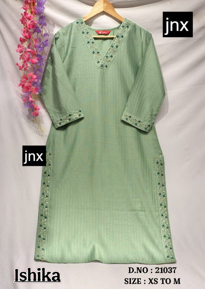 Ishika Jnx Kurti With Pocket Manufacturer