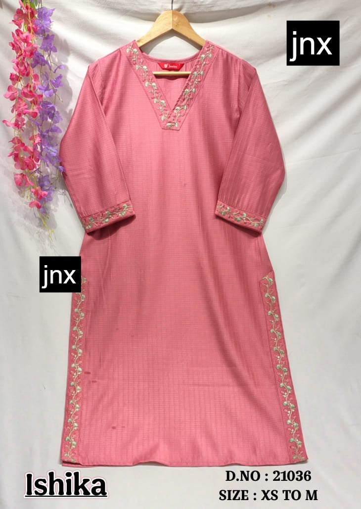 Ishika Jnx Kurti With Pocket Manufacturer