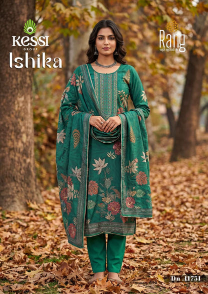 Ishika Kessi Rang Muslin Pant Style Suits Wholesale Rate