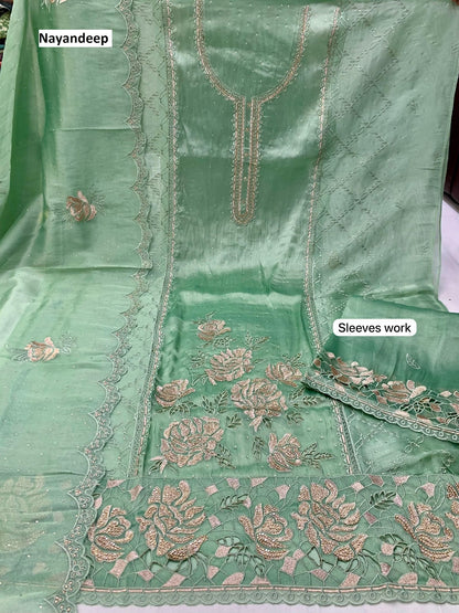 Ishika Nayandeep Silk Salwar Suits Exporter India