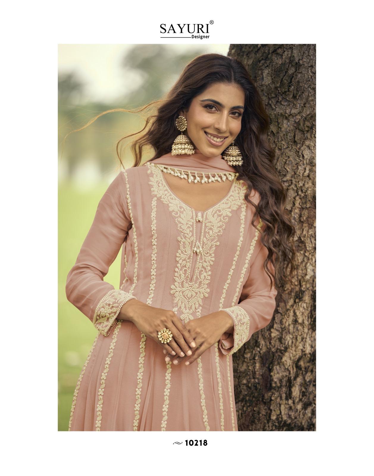 Ishika Sayuri Georgette Readymade Anarkali Suits Wholesale Price