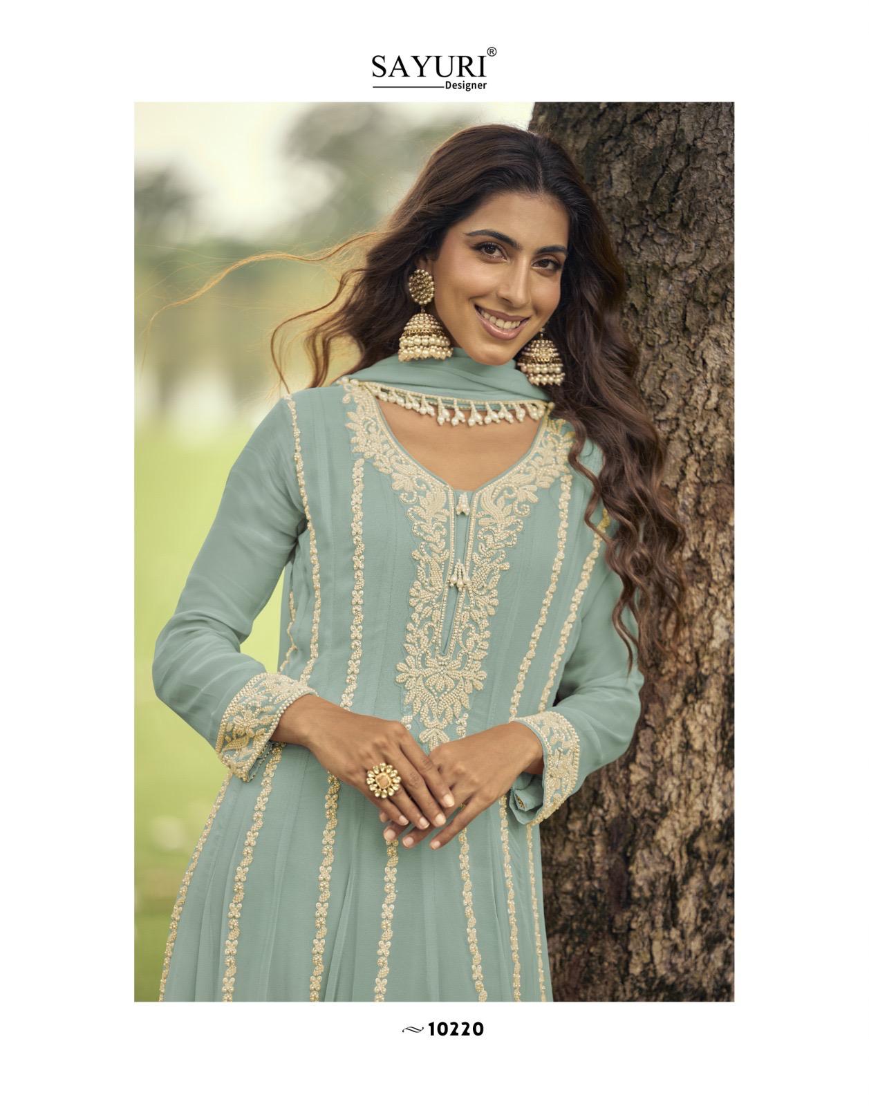 Ishika Sayuri Georgette Readymade Anarkali Suits Wholesale Price