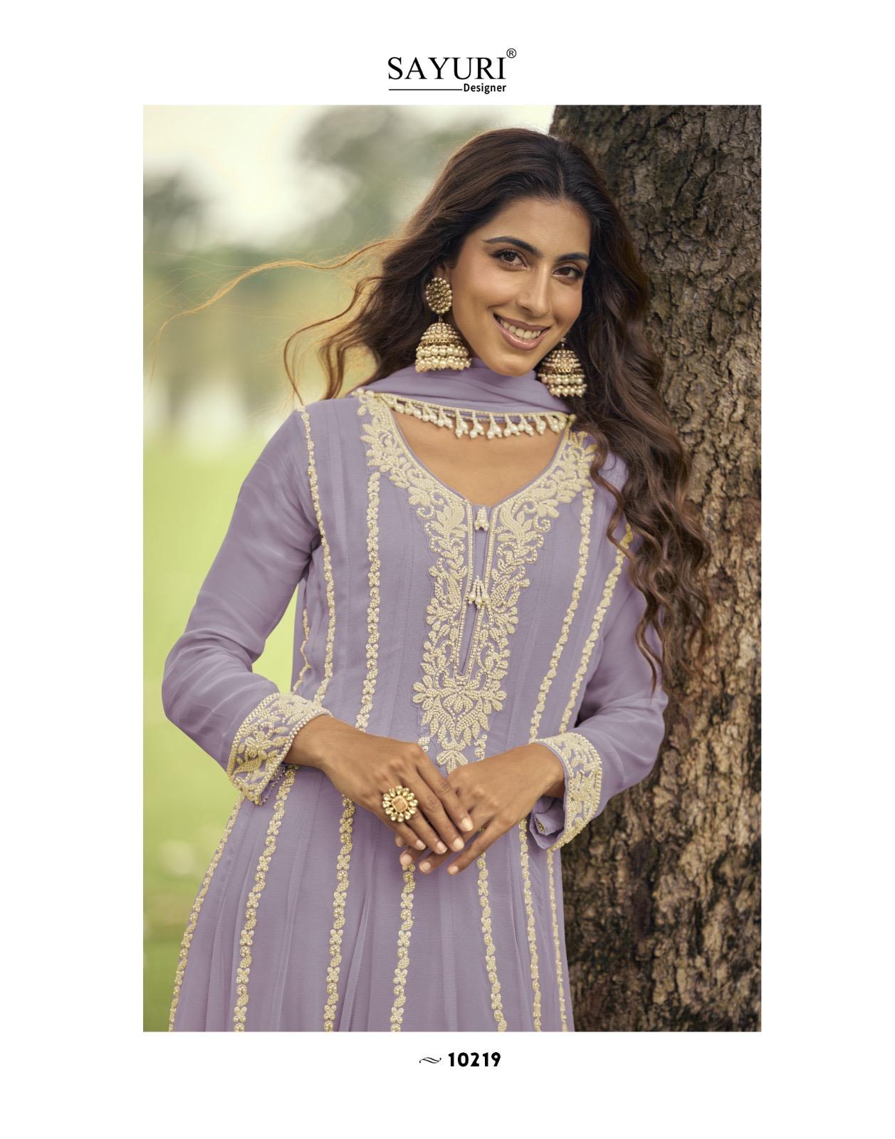 Ishika Sayuri Georgette Readymade Anarkali Suits Wholesale Price