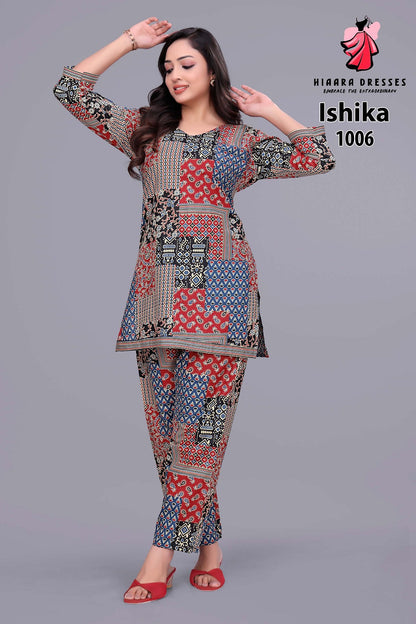 Ishika Vol 1 Hiaara Cotton Co Ord Set Wholesaler India