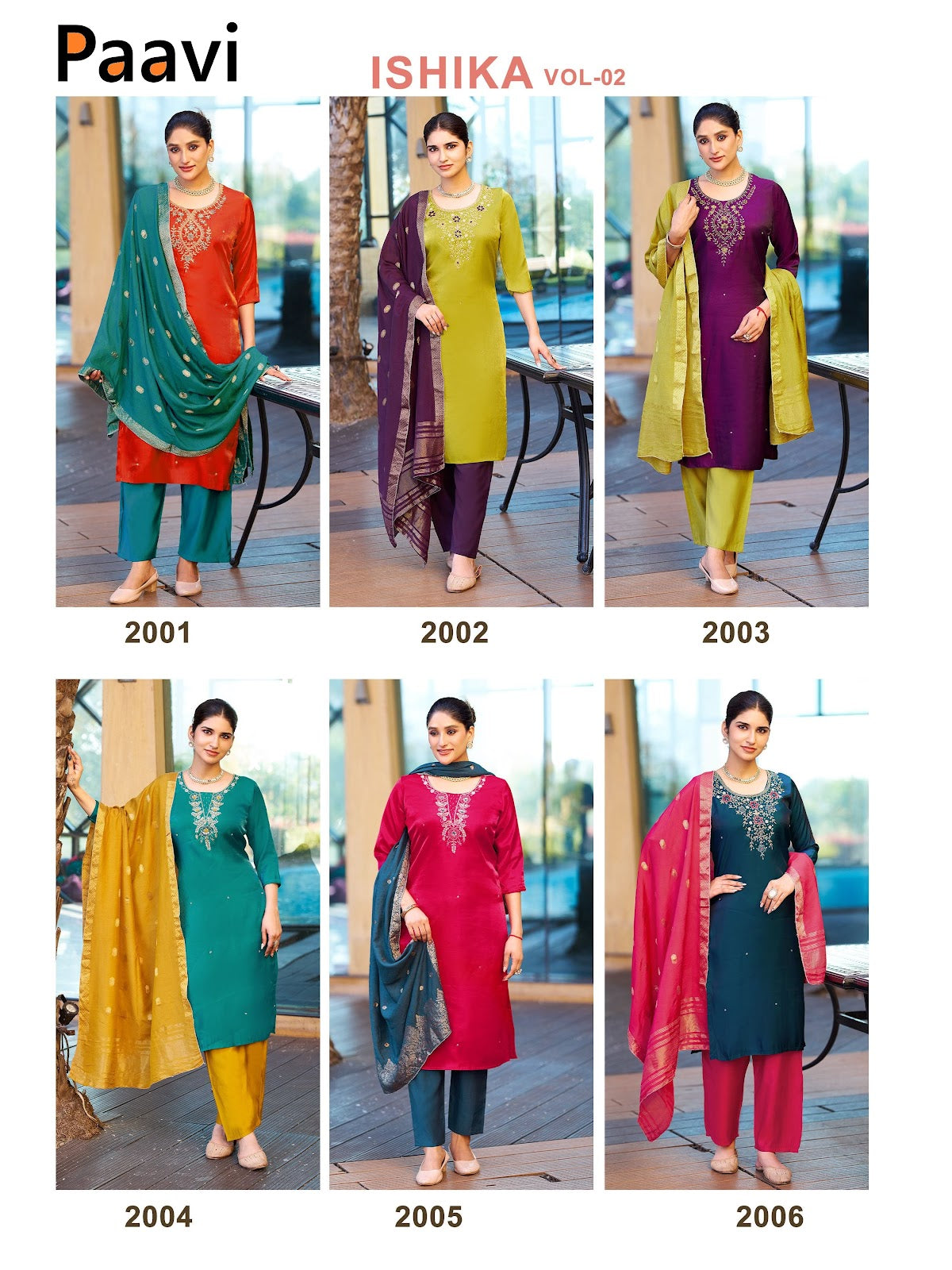 Ishika Vol 2 Paavi Roman Readymade Pant Style Suits Supplier India