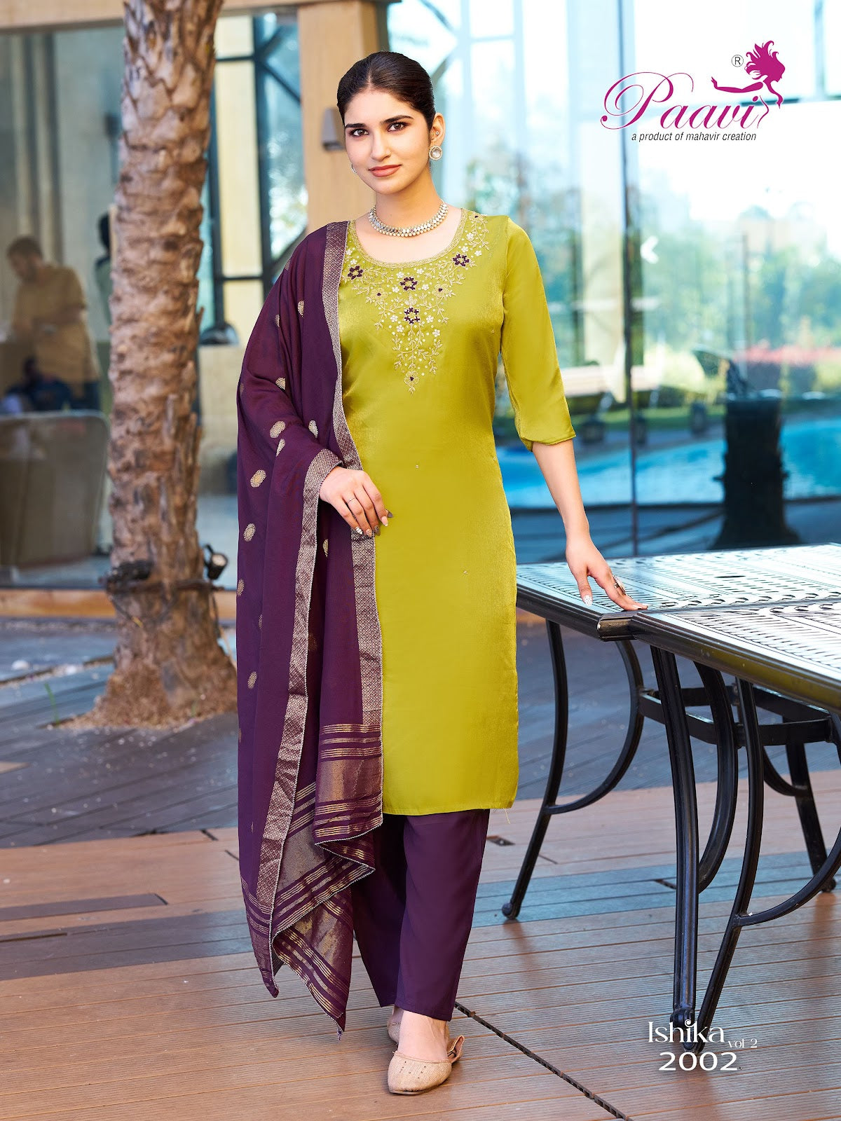 Ishika Vol 2 Paavi Roman Readymade Pant Style Suits Supplier India