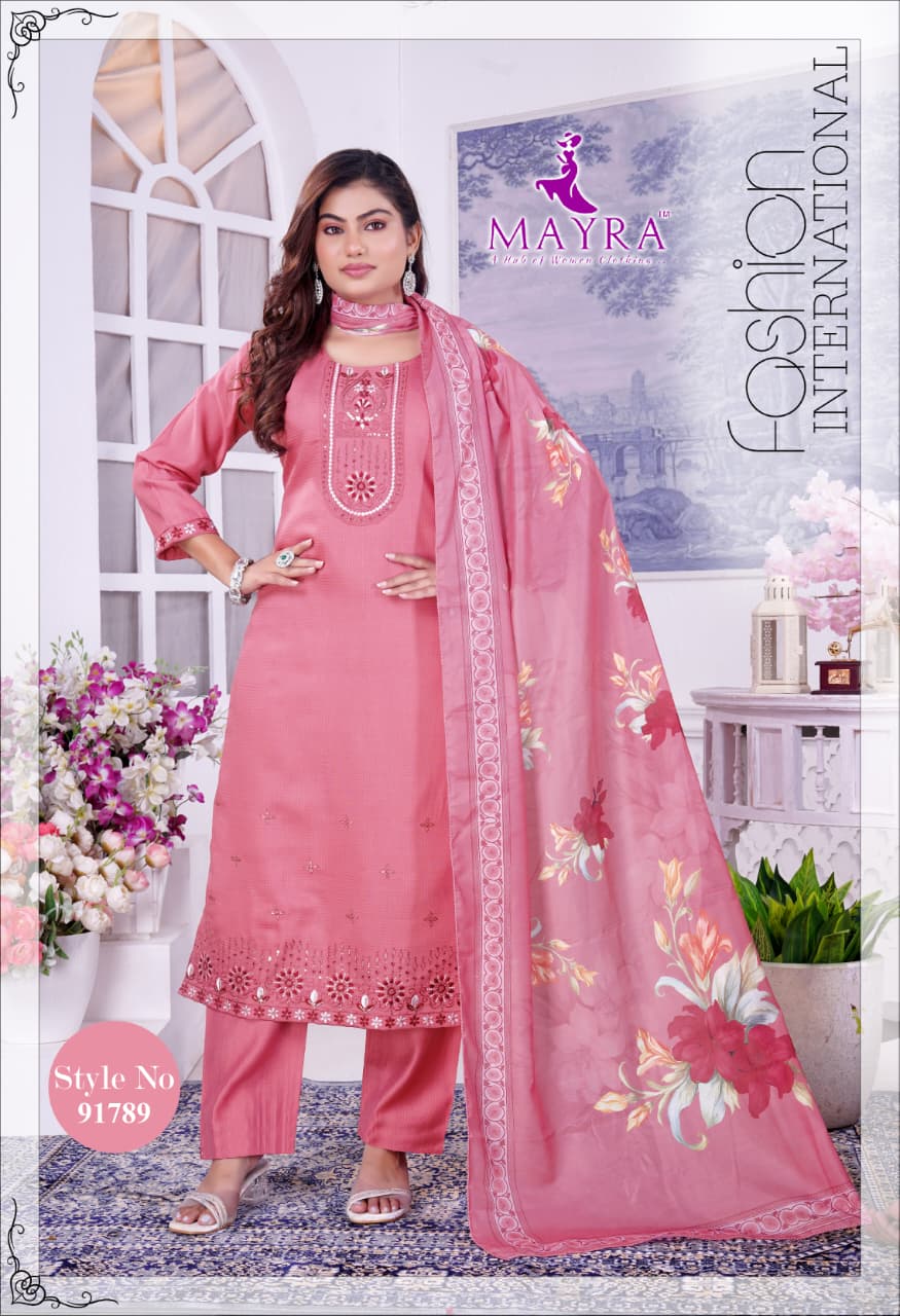Ishikha Mayra Berlin Readymade Pant Style Suits Wholesaler Ahmedabad