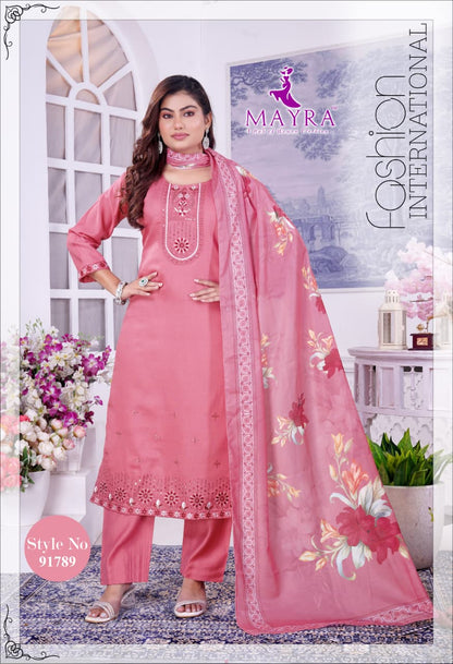 Ishikha Mayra Berlin Readymade Pant Style Suits Wholesaler Ahmedabad