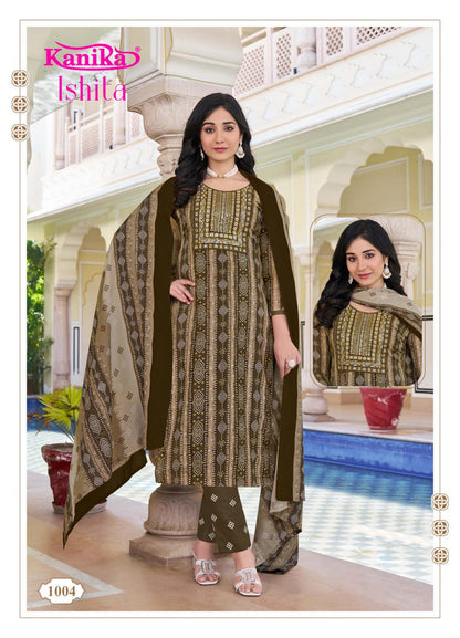Ishita Vol 1 Kanika Readymade Cotton Pant Suits Exporter Gujarat